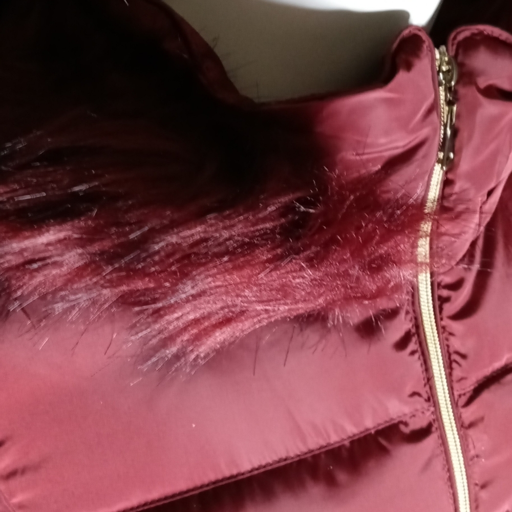 💜Wine Faux Fur Jacket💜 Women's & Youth Jackets - Picture 9 of 15